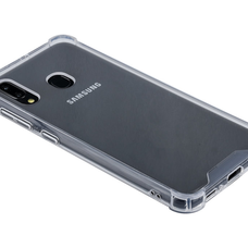 Ochranný kryt na zadnú stranu PC pre Samsung A30 priehľadný