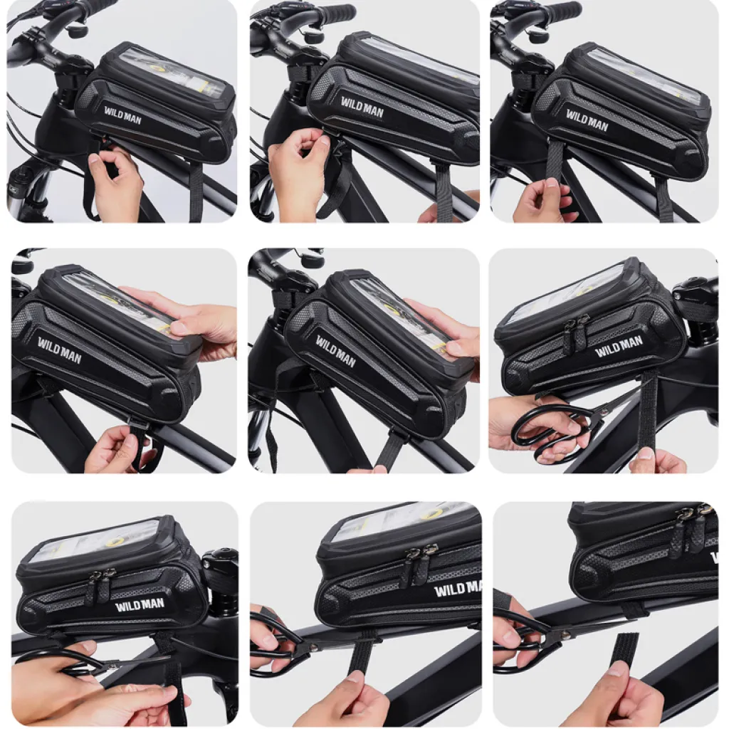 Wildman SX3 kerékpártáska/biciklis táska vízálló 1L - 8