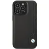 iPhone 14 Pro BMW BMHCP14L22RBDK Leather Blue Dots tok fekete - 3. kép