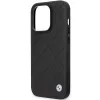 iPhone 14 Pro BMW BMHCP14L22RQDK Leather Quilted tok fekete - 2. kép