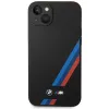 iPhone 14 Plus BMW BMHCP14M22SOTK Silicone Slanted  Stripes tok fekete - 0. kép