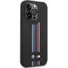 iPhone 14 Pro Max BMW BMHCP14X22SWTK Silicone Vertical Tricolor Lines tok fekete - 3. kép
