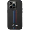 iPhone 14 Pro Max BMW BMHCP14X22SWTK Silicone Vertical Tricolor Lines tok fekete - 2. kép