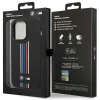 iPhone 14 Pro Max BMW BMHCP14X22SWTK Silicone Vertical Tricolor Lines tok fekete - 4. kép