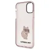 iPhone 11/XR Karl Lagerfeld KLHCN61HNCHTCP Ikonik Choupette tok rózsaszín - 4. kép