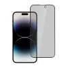 iPhone 14 Pro/15 Privacy kijelzővédő üvegfólia fekete - 0. kép