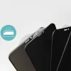 iPhone 14 Pro/15 Privacy kijelzővédő üvegfólia fekete - 4. kép