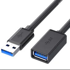 USB - USB 3.0 hosszabbító kábel 3m fekete