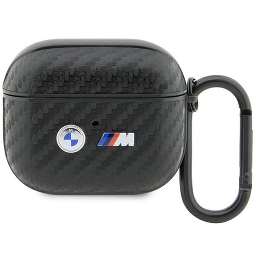 AirPods 3 BMW BMA3WMPUCA2 Carbon Double Metal Logo tok fekete AirPods 3 BMW BMA3WMPUCA2 Carbon Double Metal Logo tok fekete