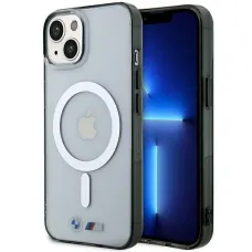 iPhone 14 Plus BMW BMHMP14MHCRS Silver Ring MagSafe tok átlátszó