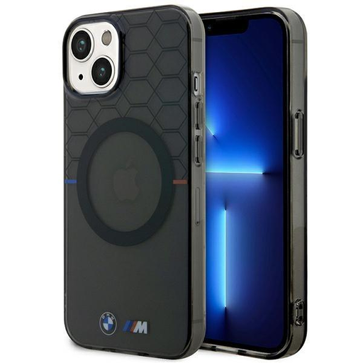 iPhone 14 Plus BMW BMHMP14MHGPK Pattern MagSafe tok szürke iPhone 14 Plus BMW BMHMP14MHGPK Pattern MagSafe tok szürke