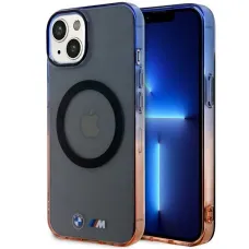 iPhone 14 Plus BMW BMHMP14MHTGE Gradient Bumper MagSafe tok szürke