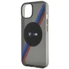 iPhone 14 BMW BMHMP14SHDTK Tricolor Stripes MagSafe telefontok szürke - 2. kép