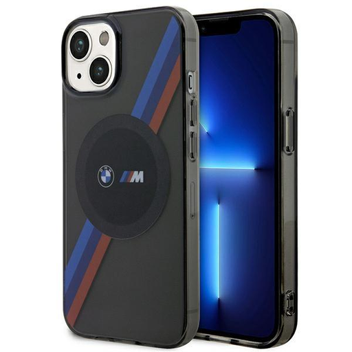 iPhone 14 BMW BMHMP14SHDTK Tricolor Stripes MagSafe telefontok szürke iPhone 14 BMW BMHMP14SHDTK Tricolor Stripes MagSafe telefontok szürke