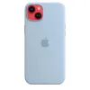 iPhone 14 Plus szilikontok égboltkék (MQUE3ZM/A) Apple gyári MagSafe-rögzítésű (SEASONAL 2023 Spring) - 1. kép