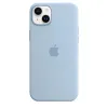 iPhone 14 Plus szilikontok égboltkék (MQUE3ZM/A) Apple gyári MagSafe-rögzítésű (SEASONAL 2023 Spring) - 3. kép