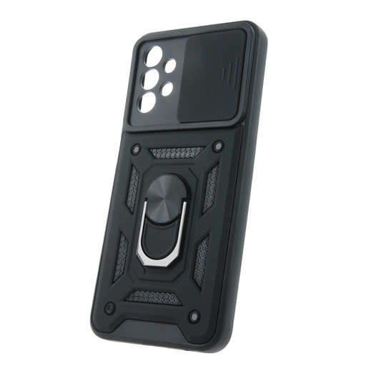Samsung Galaxy A13 4G Defender Slide tok kameravédővel fekete Samsung Galaxy A13 4G Defender Slide tok kameravédővel fekete