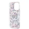 iPhone 14 Pro Guess PC/TPU Flowers IML MagSafe kompatibilis tok rózsaszín (GUHMP14LHCFWSP) - 4. kép