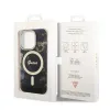 iPhone 14 Pro Guess Marble IML MagSafe kompatibilis tok fekete (GUHMP14LHTMRSK) - 0. kép