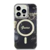 iPhone 14 Pro Guess Marble IML MagSafe kompatibilis tok fekete (GUHMP14LHTMRSK) - 4. kép