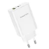 Borofone BN10 SunLight fali töltő adapter USB + Type C QC 3.0 PD 65W fehér - 2. kép