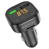 Borofone FM transmiter BC43 Flash MP3, Bluetooth 2xUSB + microSD QC 3.0 18W fekete  - 3. kép