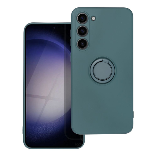 Samsung Galaxy S23 Plus Szilikon tok hátlapi gyűrűvel zöld Samsung Galaxy S23 Plus Szilikon tok hátlapi gyűrűvel zöld