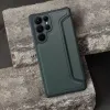 Samsung Galaxy A34 5G RAZOR fliptok sötétzöld ütésálló - 1. kép
