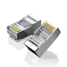 Ugreen RJ45 Ethernet fém csatlakozó, 8P / 8C, Cat.6, UTP (10db) Ugreen RJ45 Ethernet fém csatlakozó, 8P / 8C, Cat.6, UTP (10db)