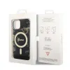 iPhone 14 Guess Marble IML MagSafe kompatibilis tok fekete (GUHMP14SHTMRSK) - 1. kép