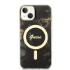 iPhone 14 Guess Marble IML MagSafe kompatibilis tok fekete (GUHMP14SHTMRSK) - 4. kép