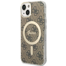 iPhone 14 Guess 4G IML MagSafe kompatibilis tok barna (GUHMP14SH4STW)