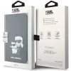 iPhone 14 Pro Karl Lagerfeld KLBKP14LSANKCPK PU Saffiano Karl és Choupette NFT fliptok fekete - 1. kép