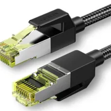 Ugreen NW150 fonott hálózati kábel, Ethernet RJ45, Cat.7, F / FTP, 1.5m (fekete) Ugreen NW150 fonott hálózati kábel, Ethernet RJ45, Cat.7, F / FTP, 1.5m (fekete)