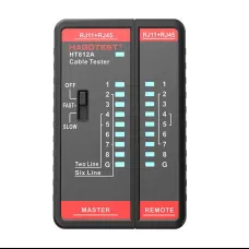 Habotest HT812A Hálózati kábel tesztelő RJ45/RJ14/RJ12/RJ9