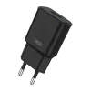 XO L92D hálózati töltő adapter 1x USB, 18W, QC 3.0 (fekete) - 1. kép