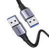 Ugreen (USB-A USB-A) USB3.0 kábel 2A, 0.5m (fekete) - 1. kép