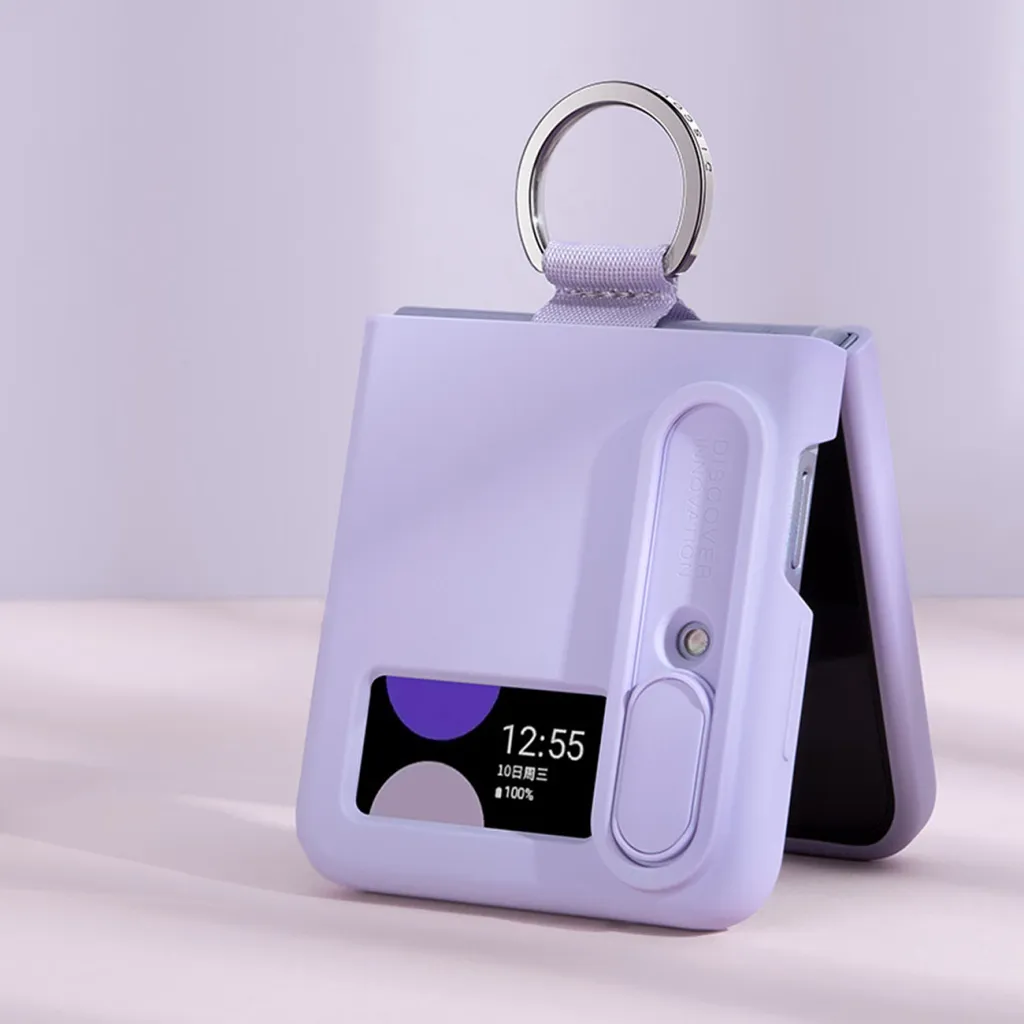 Samsung Galaxy Z Flip 4 Nillkin CamShield Silky szilikon tok fekete - 7