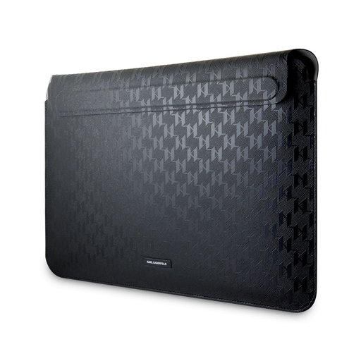 Karl Lagerfeld  Saffiano Monogram laptop tok 13/14'' fekete (KLCS14SAKLHPK)