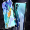 Wozinsky mágneses tok üveg kijelzővédelemmel Huawei P30 Pro fekete/áttetsző - 4. kép