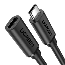 Ugreen USB-C 3.1 Gen2 hosszabbító kábel, 4K, 100W, 1m (fekete)