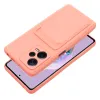 Xiaomi Redmi Note 12 Pro Plus 5G Card Case Szilikon tok hátlapi kártyatartóval rózsaszín - 4. kép