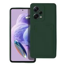 Xiaomi Redmi Note 12 Pro Plus 5G Card Case Szilikon tok hátlapi kártyatartóval zöld