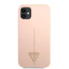 iPhone 11 Guess Szilikon Line Triangle tok rózsaszín (GUHCN61SLTGP) - 0. kép