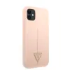 iPhone 11 Guess Szilikon Line Triangle tok rózsaszín (GUHCN61SLTGP) - 1. kép