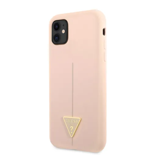 iPhone 11 Guess Szilikon Line Triangle tok rózsaszín (GUHCN61SLTGP) iPhone 11 Guess Szilikon Line Triangle tok rózsaszín (GUHCN61SLTGP)