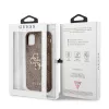 iPhone 11 Guess PU 4G Metal Logo tok barna (GUHCN614GMGBR) - 4. kép