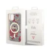 iPhone 11 Guess PC/TPU Flowers IML MagSafe kompatibilis tok (GUHMN61HCFWSA) - 4. kép