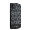 iPhone 11 Guess PU G Cube MagSafe kompatibilis tok fekete (GUHMN61HGCFSEK) - 1. kép