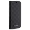 iPhone 11 Karl Lagerfeld PU Saffiano Monogram fliptok fekete (KLBKN61SAKLHPK) - 1. kép